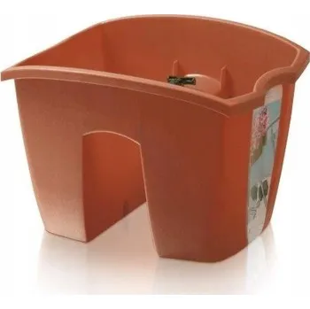 Truhlík Balkonový truhlík 24 x 28 cm plast