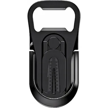 Otvírák OTOČNÝ DRŽÁK 3V1 (OTVÍRÁK NA LAHVE) ČERNÝ