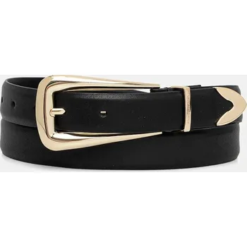 Módní doplněk Kožený pásek Tommy Hilfiger AW0AW18112 černá 99X, vel. 80