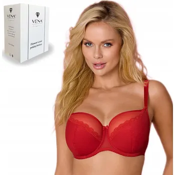 Podprsenka Polovyztužená podprsenka Vena VB-323 červená 80C