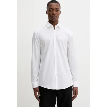 Pánská košile Bavlněná košile HUGO 50539707 bílá 00X, vel. 44