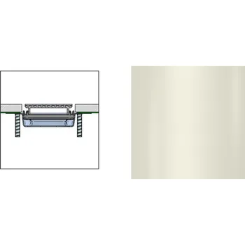 sprchový žlab Rošt Profilpas FLAT COVER XPF/70 broušený nikl