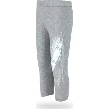 Dívčí 3/4 legíny s aplikací koně šedé Tup Tup, vel. 158