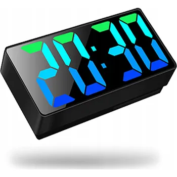 Hodiny Bílý budík, 16 cm