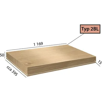 Schodiště Vinylové schody BRASED Ecoline Step 2BL - 9551 Dub champagne