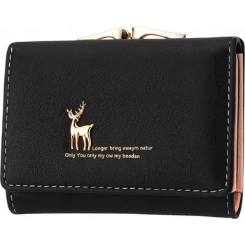 Peněženka EdiBazzar peněženka eko kůže černá - dámská