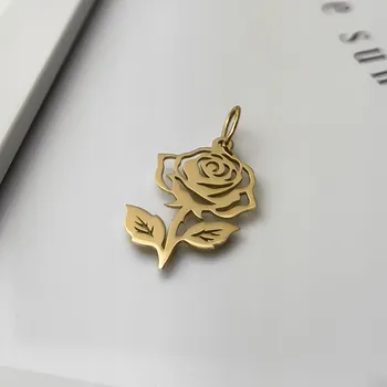Přívěsek Zlatý přívěsek Růže - Au 585
