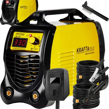 Svářečka Invertorová svářečka Kraft&Dele IGBT 330A pro svařování elektrodou MMA – sada