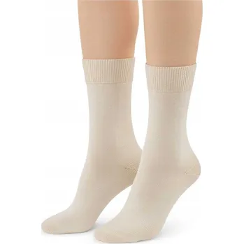 Pánské ponožky Ponožky Steven Ponožky 100% bavlna 200 ecru bílá velikost 44-46