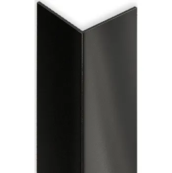 ukončovací lišta ACARA W4 lišta k ochraně rohu, hliník lakovaný černá, 30x30 mm, 1 m AAPP 12676/1