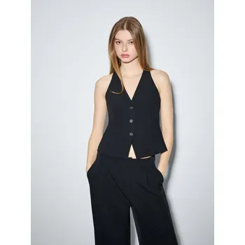 Dámský svetr Vesta - XL - House - černá - 728IP-99X