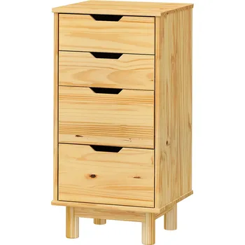 Komoda Idea Komoda BONITO 2 - 2+2 zásuvky Provedení: Bezbarvý lak