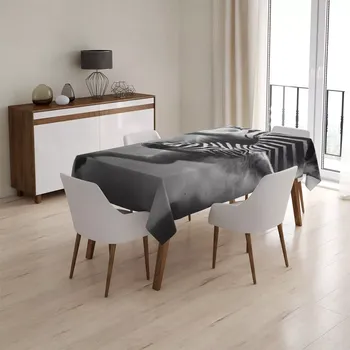 ubrus Sablio Ubrus Válející se zebra - 90x90 cm