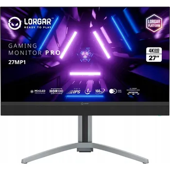 Monitor LED Monitor LORGAR LRG-27MP1U160-GY 27" 3840 x 2160 px IPS / PLS