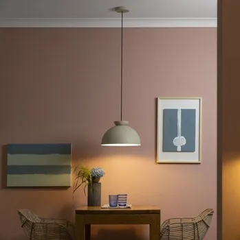 Osvětlení Brilliant 99888/09 Závěsné svítidlo NALAM béžové + TRAVERTIN