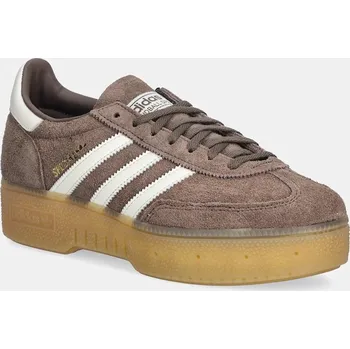 Dámské tenisky Semišové tenisky adidas Originals Handball Spezial Bold IH9191 hnědá 88X, EUR 36 2/3