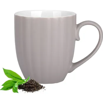 Hrnek Ravi Porcelánový hrnek s vroubkovaným vzorem, 370 ml