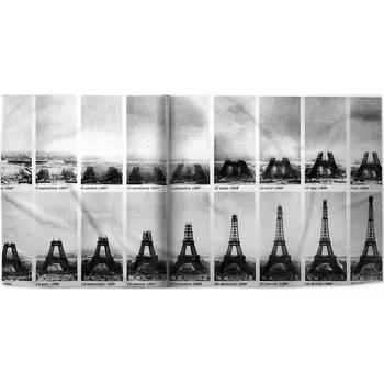 Osuška Sablio Ručník Eiffelova věž stavba - 30x50 cm