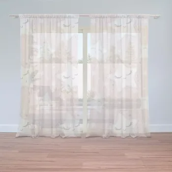 Záclona Sablio Záclony Spící hvězdičky: 2ks 150x250cm