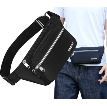 Ledvinka EdiBazzar ledvinka dámská pánská sportovní voděodolná černá