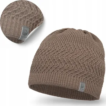 Čepice PaMaMi zimní čepice beanie hnědá, univerzální velikost