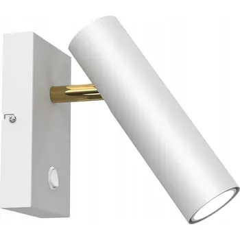 Nástěnné svítidlo Nástěnné svítidlo LUMINEX AXION 245 GU10 BÍLÁ MATNÁ/ZLATÁ LESKLÁ