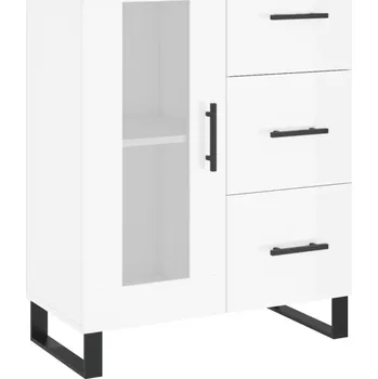 Příborník do zásuvky Příborník VidaXL bílý 34 x 69,5 x 90 cm