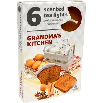 Svíčka Parafínové čajové svíčky Babiččina Kuchyně Admit 6 ks
