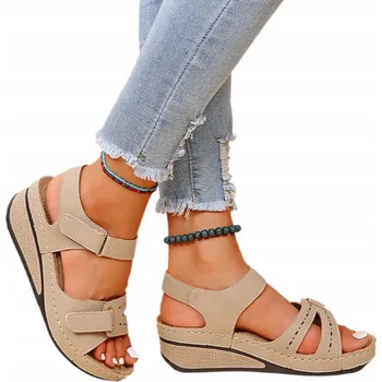 Dámské sandále Dámské sandály na suchý zip trekové městské sportovní POHODLNÉ NA LÉTO 37