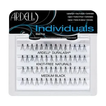 Umělé řasy Ardell Duralash Knot-Free Naturals Medium Black trsové přírodní řasy medium 56 ks
