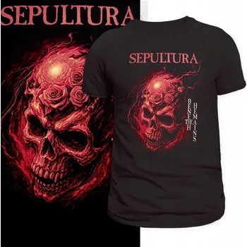 Pánské tričko Tričko Sepultura Tričko Thrash Black Metal s potiskem, Dárek balení, velikost 3XL.