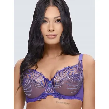 Dámské spodní prádlo Dalia podprsenka měkká fialová velikost 80C