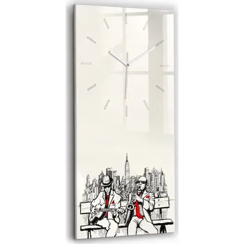 Hodiny Nástěnné hodiny Wallfluent černé 30 cm