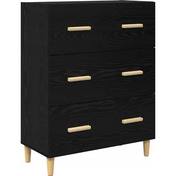 Komoda Komoda VidaXL 34 x 69,5 x 90 cm, černý dub