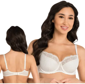 Podprsenka Gorsenia podprsenka polovyztužená bílá velikost 65H