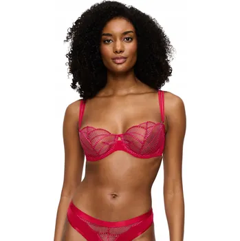 Podprsenka Triumph vyztužená podprsenka červená velikost 85B