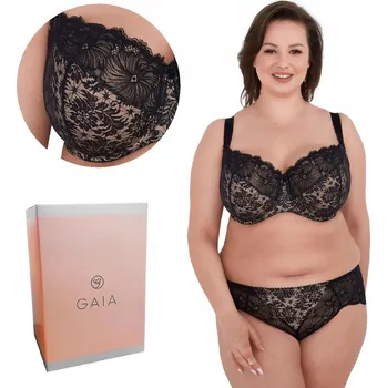 Podprsenka Gaia podprsenka nevyztužená černá velikost 90I