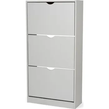 Výklopný botník PLAVI 3, šedá + vyzvednutí ZDARMA