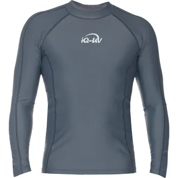 Tričko UV s dlouhým rukávem Slim Fit Pánské plavání a šnorchlování šedé Barva: 2780 ash, Velikost: L 646122.2780
