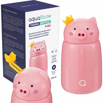 Termoska AquaFloow Thermbootle kids: Termoska pro děti 320 ml - Prasátko