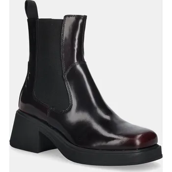Dámská zimní obuv Kožené kotníkové boty Vagabond Shoemakers DORAH 5642.004.54 burgundské 83X, EUR 37