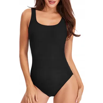 Dámské plavky PANAX jednodílné plavky černé barvy, velikost XL