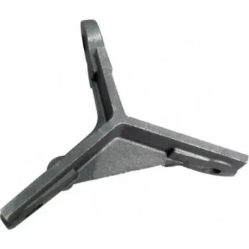 Litinový trojzubec, hvězda se třemi hroty pro luční brány