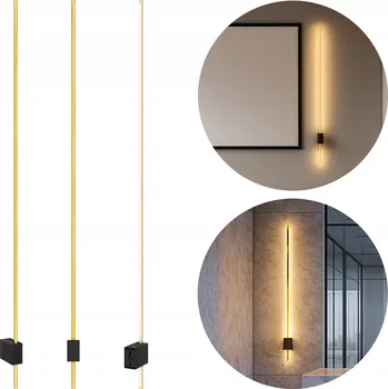Nástěnné svítidlo LED nástěnné svítidlo, interiérová lampa na zeď 120cm zlatá