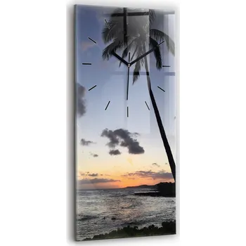 Hodiny Nástěnné hodiny Wallfluent černé 30 cm