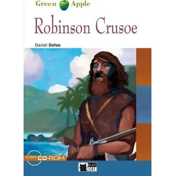 Cizojazyčná kniha Robinson Crusoe + CD (Green Apple)