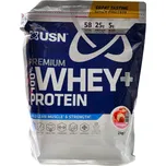 Protein USN prášek s příchutí jahody 2000 g bez aspartamu a bez cukru