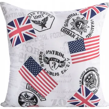 Povlak na dekorativní polštářek Dekorační povlak na polštář Eurofirany 45 x 45 cm FLAG