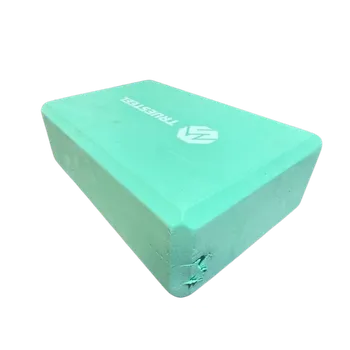 TRUESTEEL Jóga bloky – Yoga Block - 2. JAKOST Tyrkysový Délka: 15,2 cm