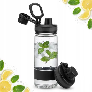 SPORTOVNÍ LÁHEV NA VODU LAHEV NA PITÍ 0,65 l BEZ BPA, NEPROTÉKAJÍCÍ, DO POSILOVNY